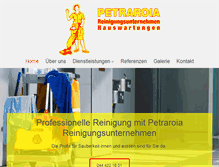 Tablet Screenshot of petraroia.ch